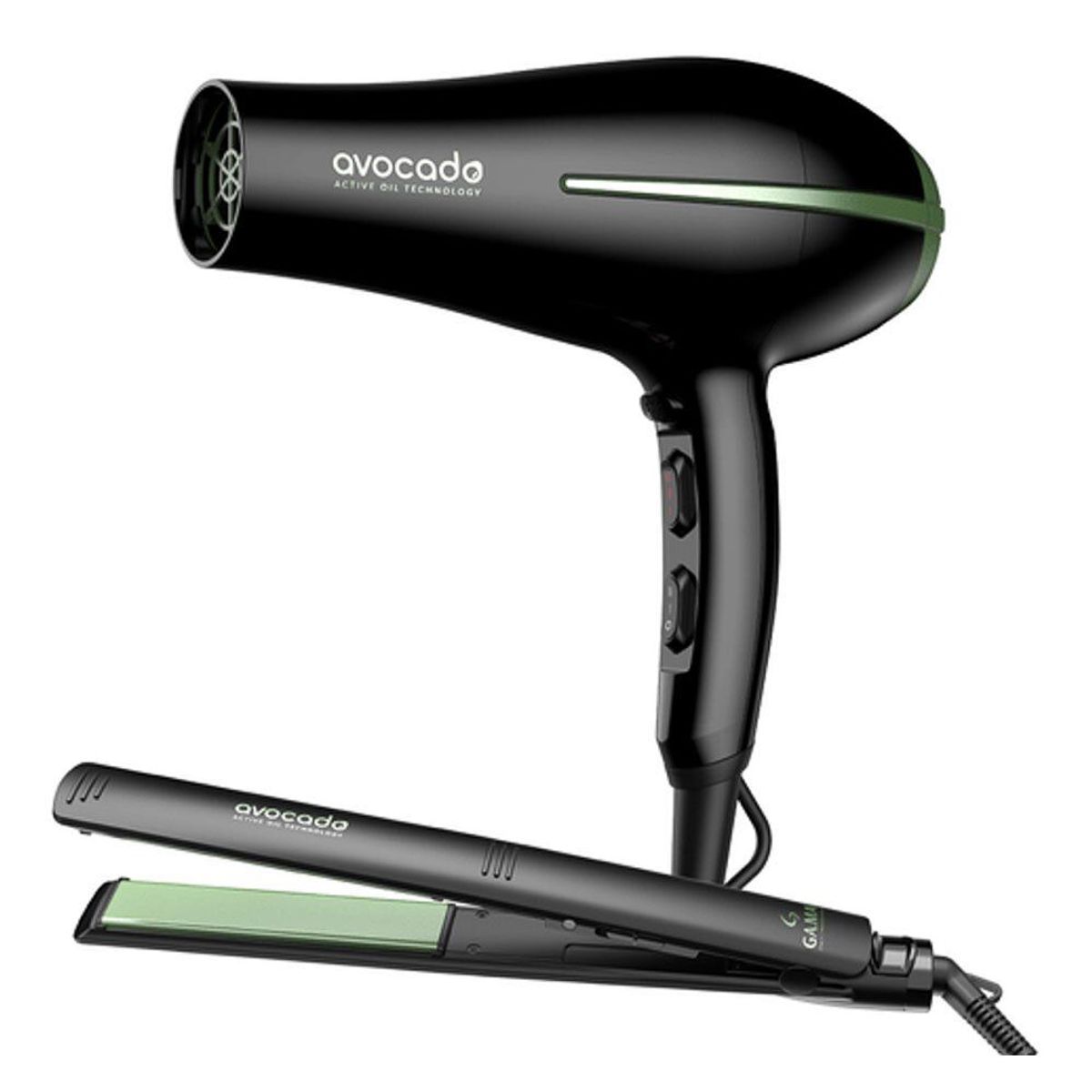 GAMA - Combo Secadora Bora Alisadora Elegance Avocado.