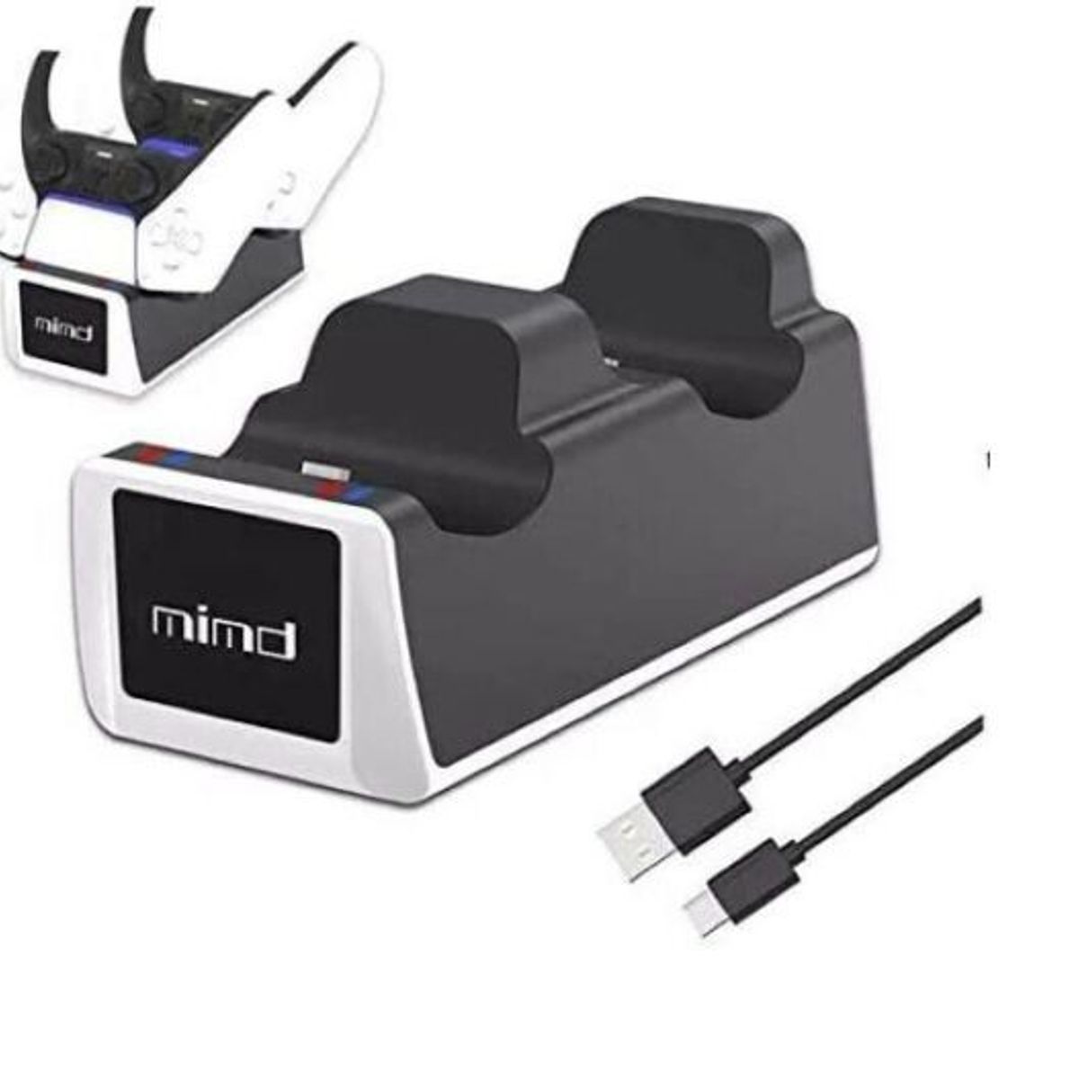 ITELSISTEM - Estacion de Carga dual Para Ps5 Playstation 5 mando tipo C