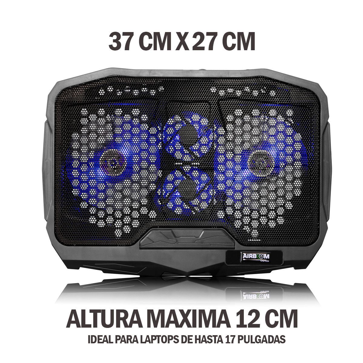 AIRBOOM - Cooler Para Pc Laptop Vortex Airboom 4 Cooler
