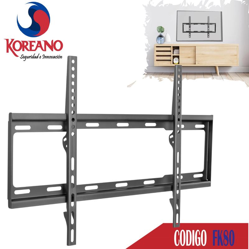 KOREANO SEGURIDAD E INNOVACION - Rack Fijo para Tv 37 a 80 pulgadas -FK80