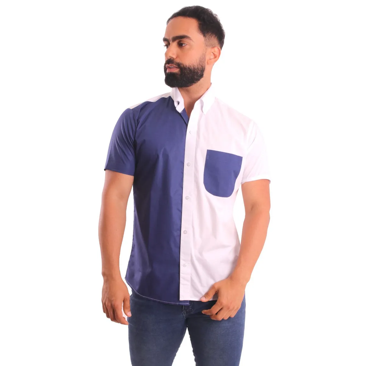 GENERICO - Camisa Manga Corta Piero Biani para Hombre.