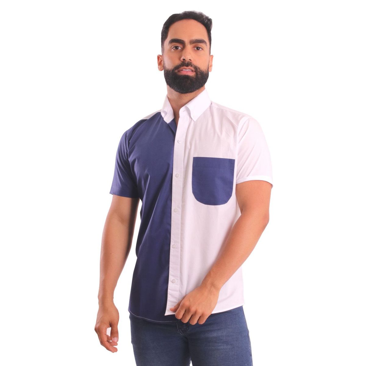 GENERICO - Camisa Manga Corta Piero Biani para Hombre.