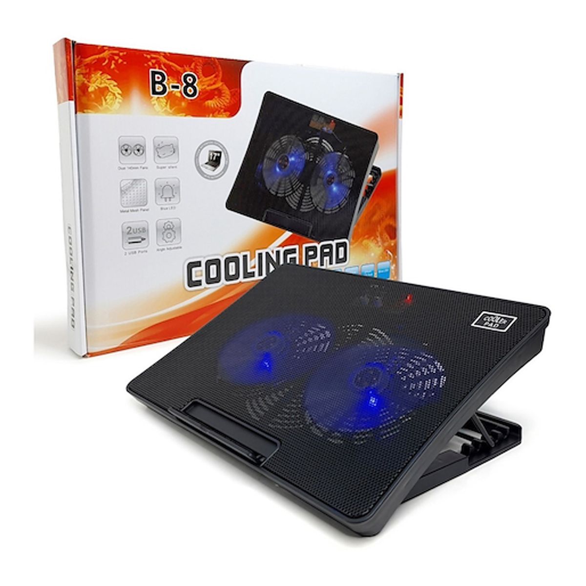 SEISA - Cooler Soporte Para Laptop Ventilador Profesional