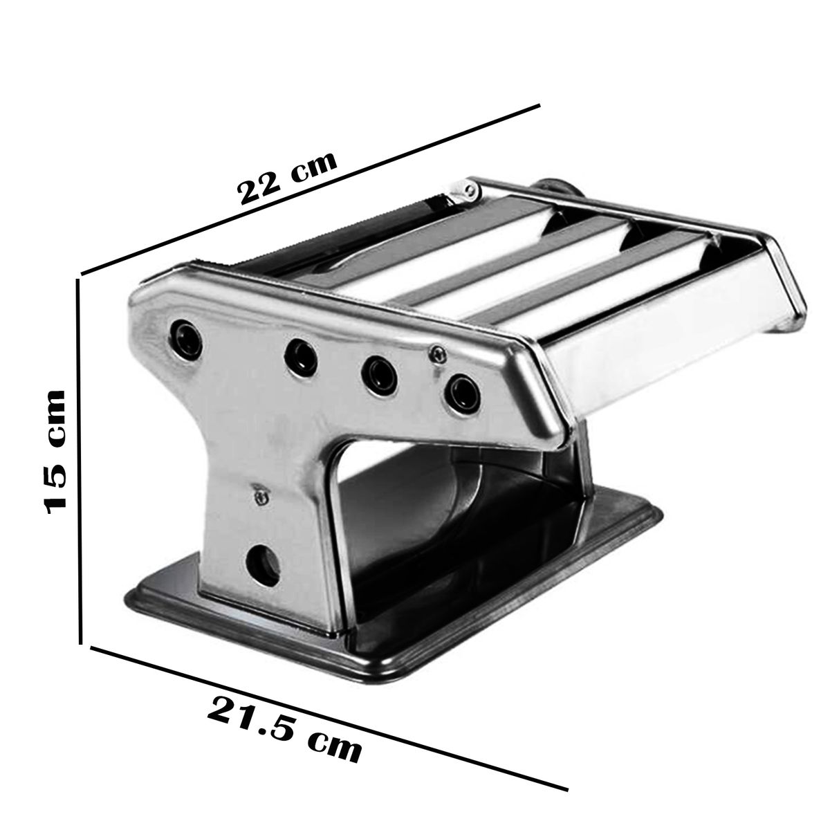 GENERICO - Laminadora de Masa Manual Jumbo Acero Inoxidable