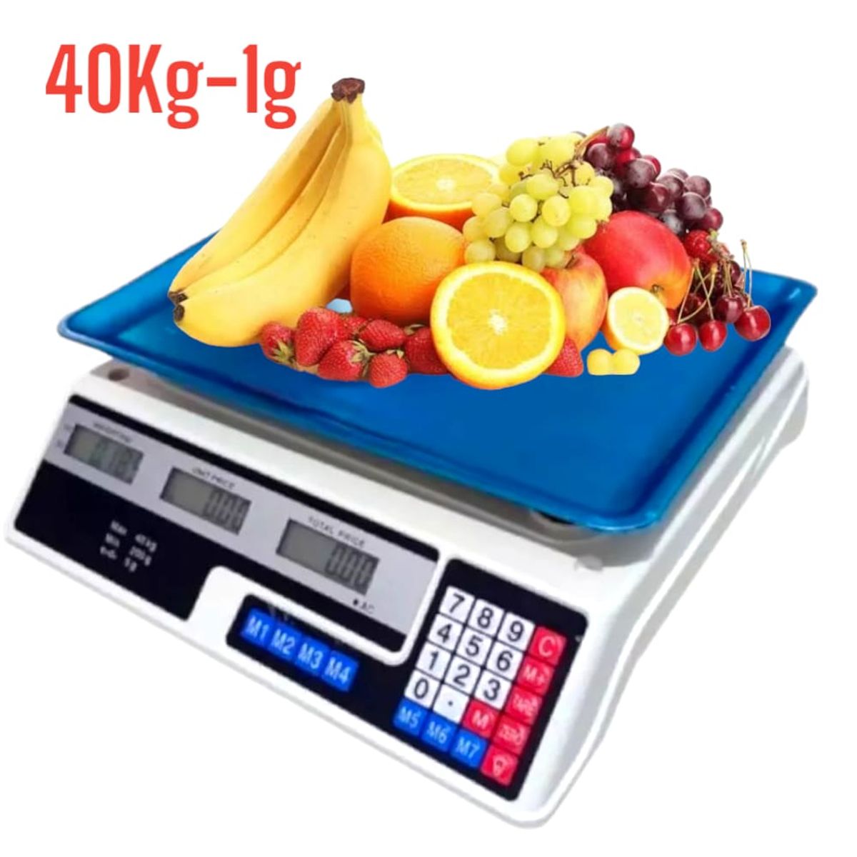 OEM - Balanza Báscula Computarizada Calculadora 40KG 5G Calculo de Precio