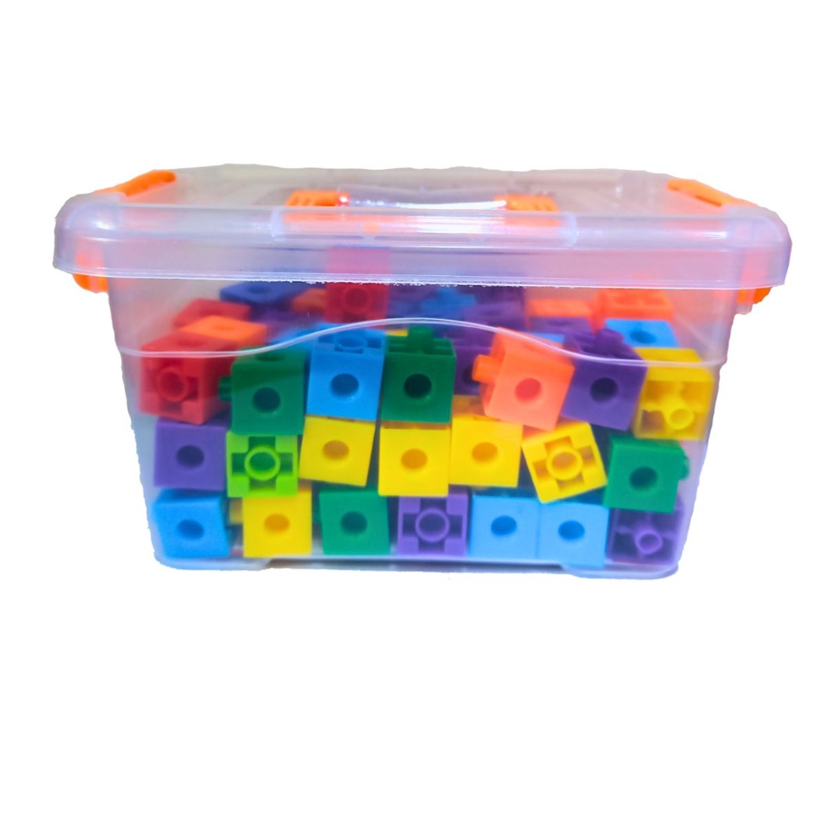 GENERICO - Policubos en Taper de 100 bloques conectores juego didactico