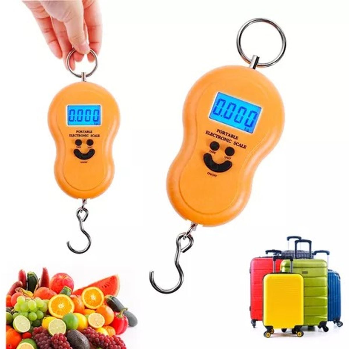 OEM - Balanza Digital Con gancho portatil para trabajo pesado 50kg mx