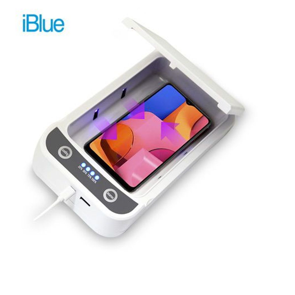 IBLUE - Estuche caja Esterilizacion Desinfecta celular llaves dinero iblue