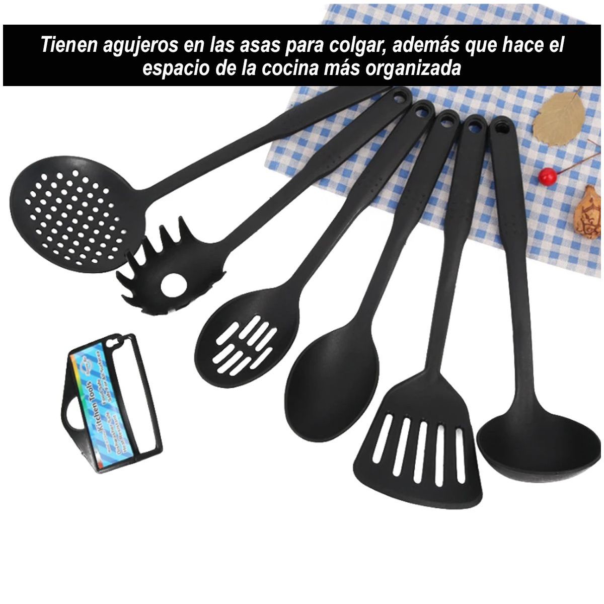 GENERICO - Set de 6 Utensilios de Cocina