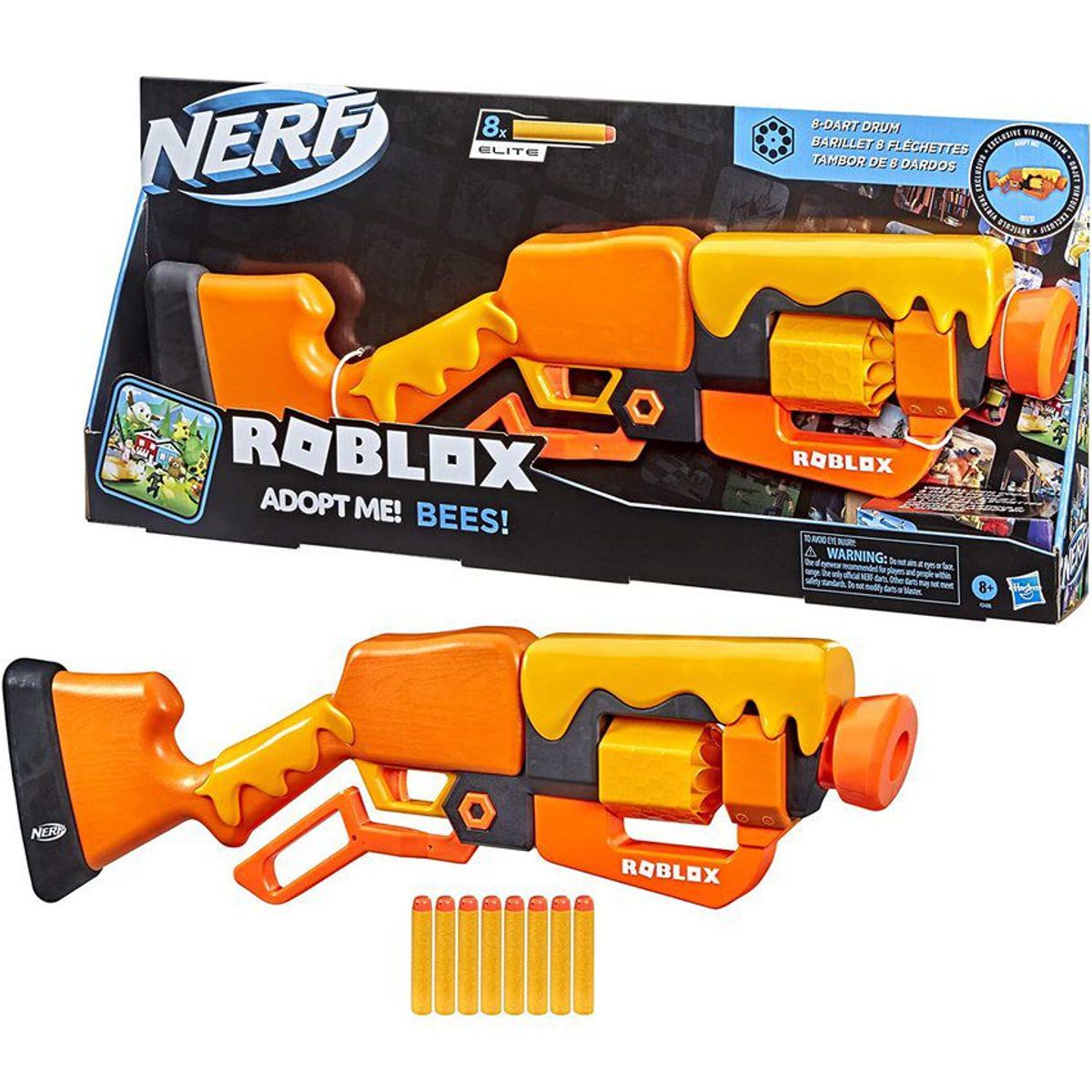 HASBRO - NERF Roblox Adopt Me Bees Dart Blaster