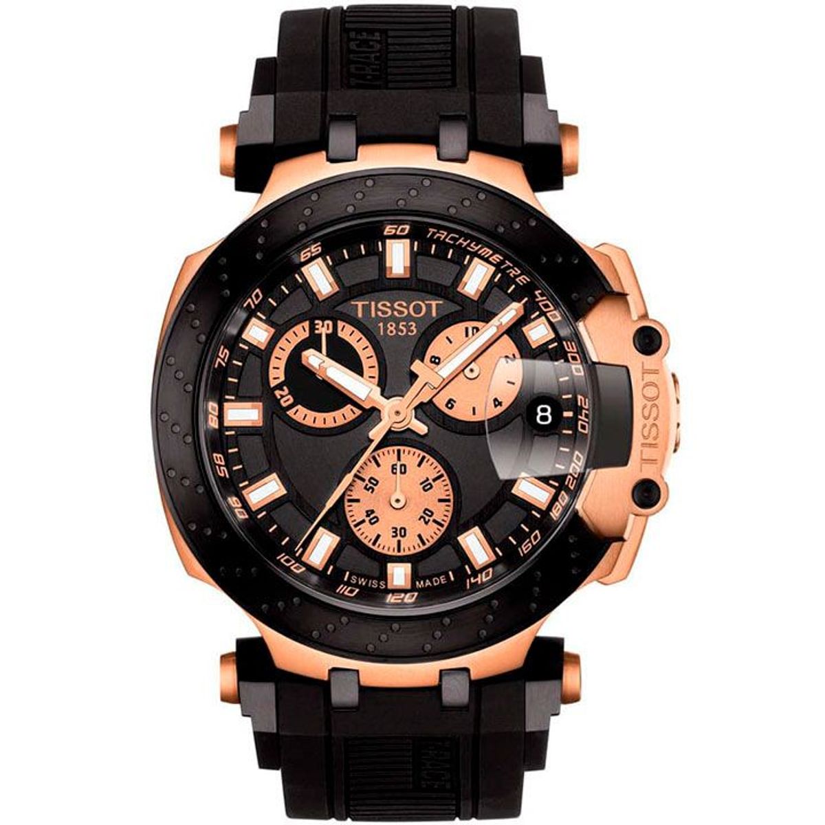 TISSOT - Reloj Tissot T-Race T1154173705100 - Negro y Dorado