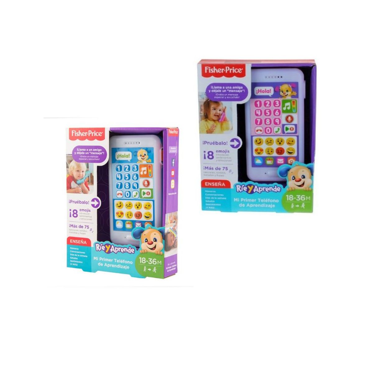 FISHER PRICE - Fisher price - Mi Primer Teléfono de Aprendizaje - Rosado