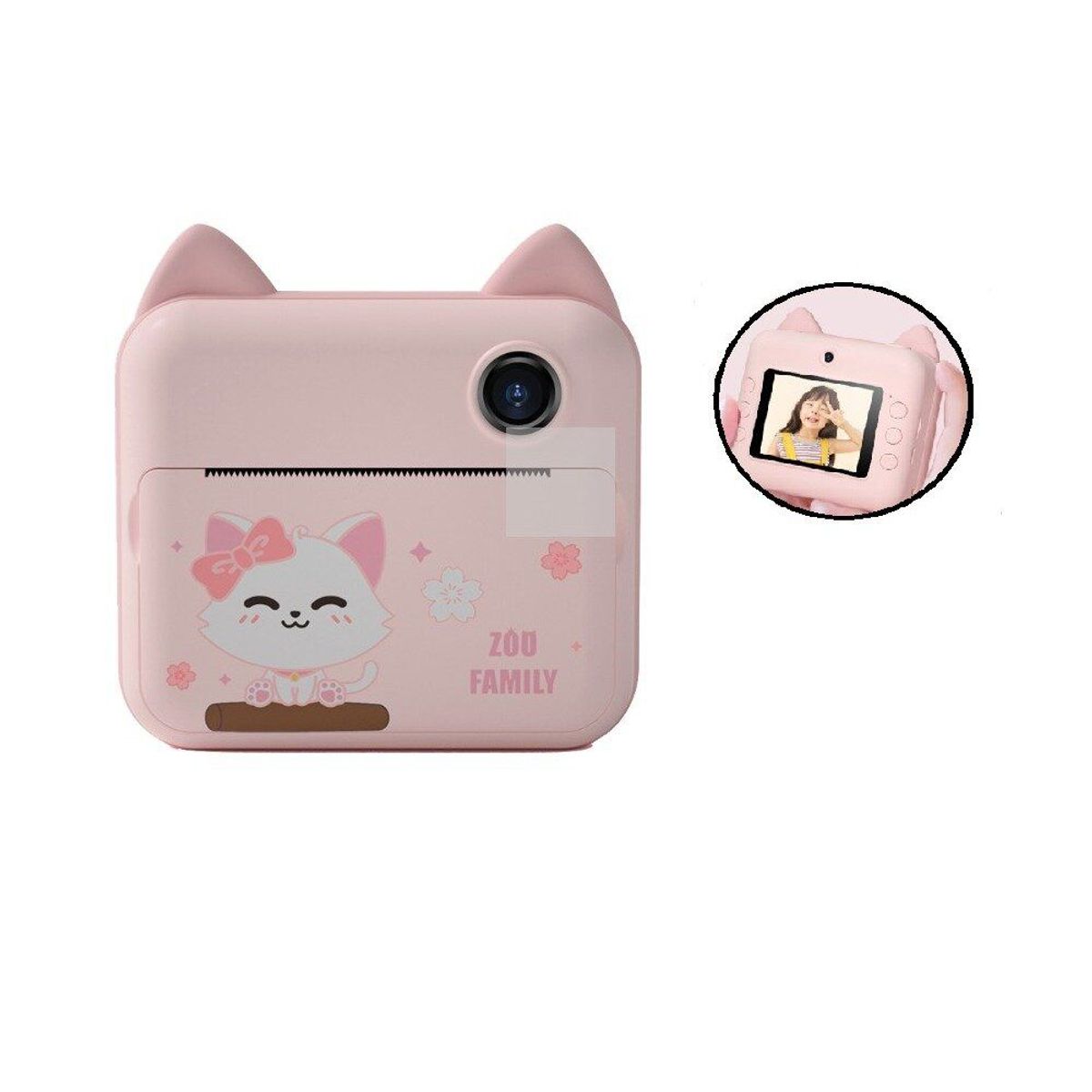 LH ELECTRONIC - Cámara instantánea para niña mini impresora ter