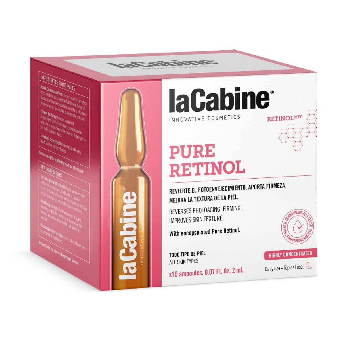 LACABINE - LACABINE AMPOLLA PURE RETINOL 10 UND.