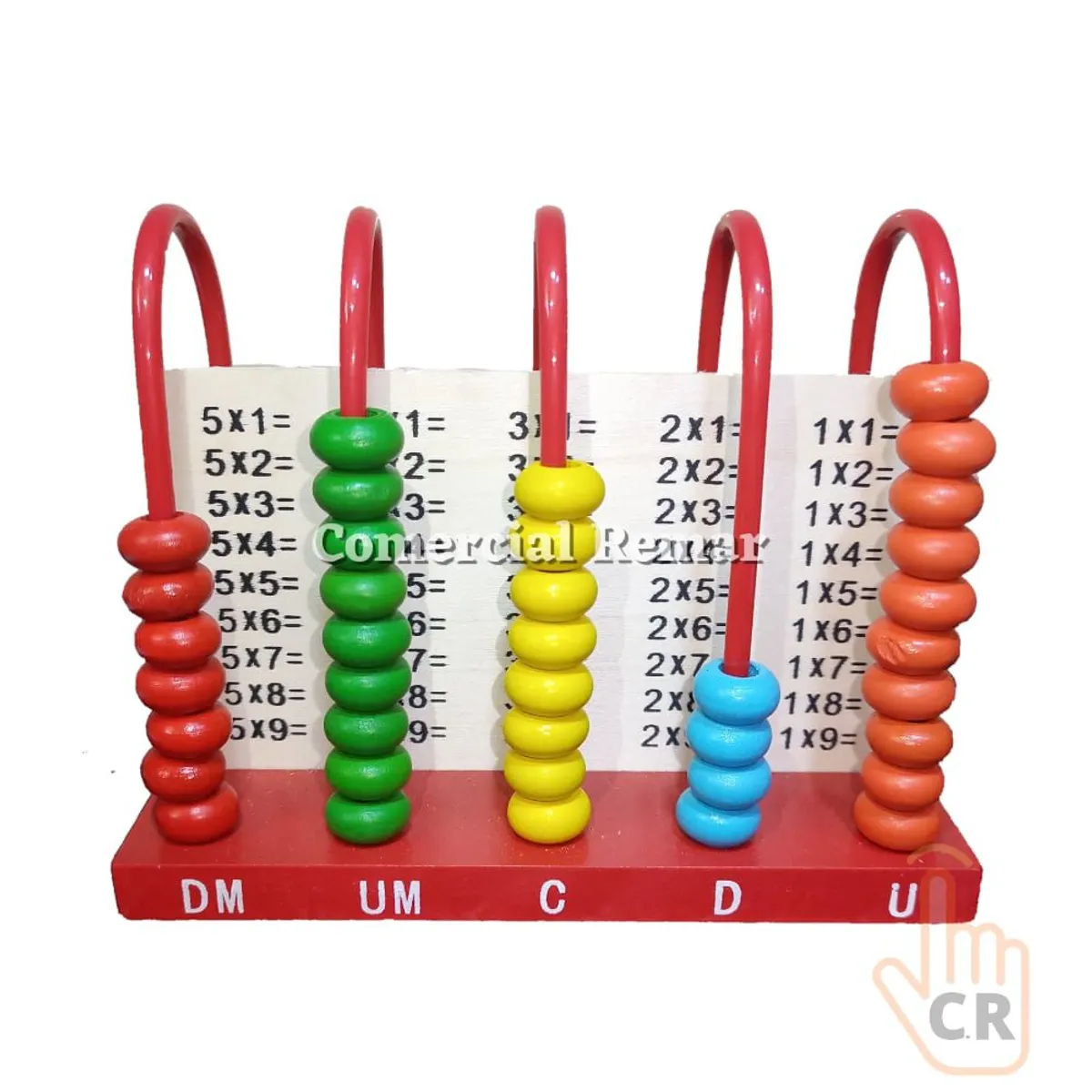 GENERICO - Abaco Vertical Didáctico Matemático 5 columnas