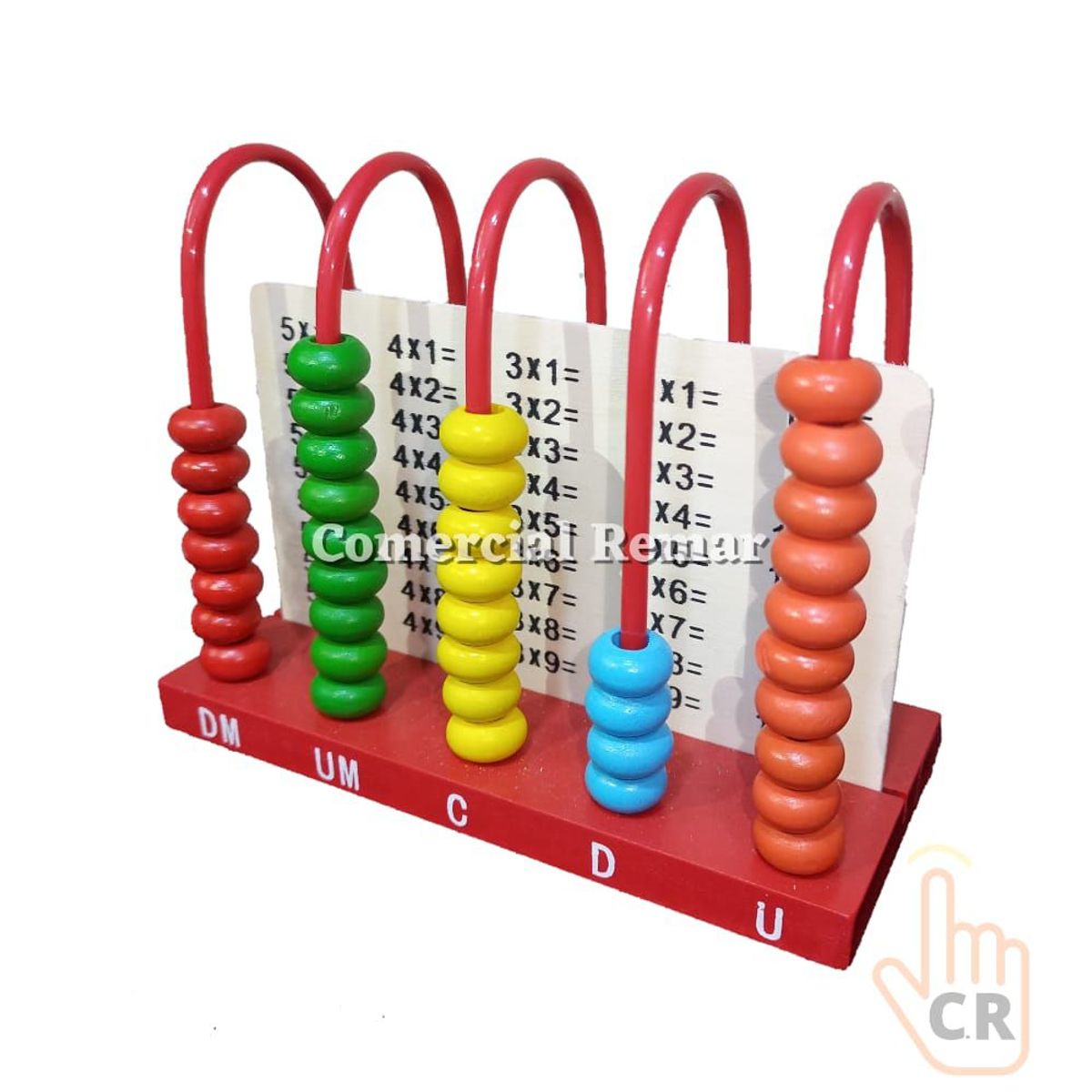 GENERICO - Abaco Vertical Didáctico Matemático 5 columnas