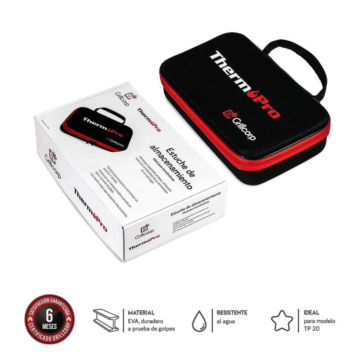 GRILLCORP - Funda Protectora para termómetros digitales