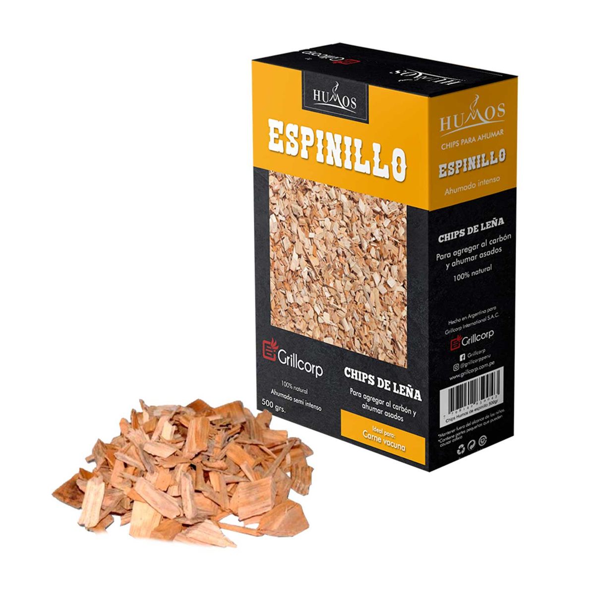 GRILLCORP - Astillas de Leña Espinillo 500gr