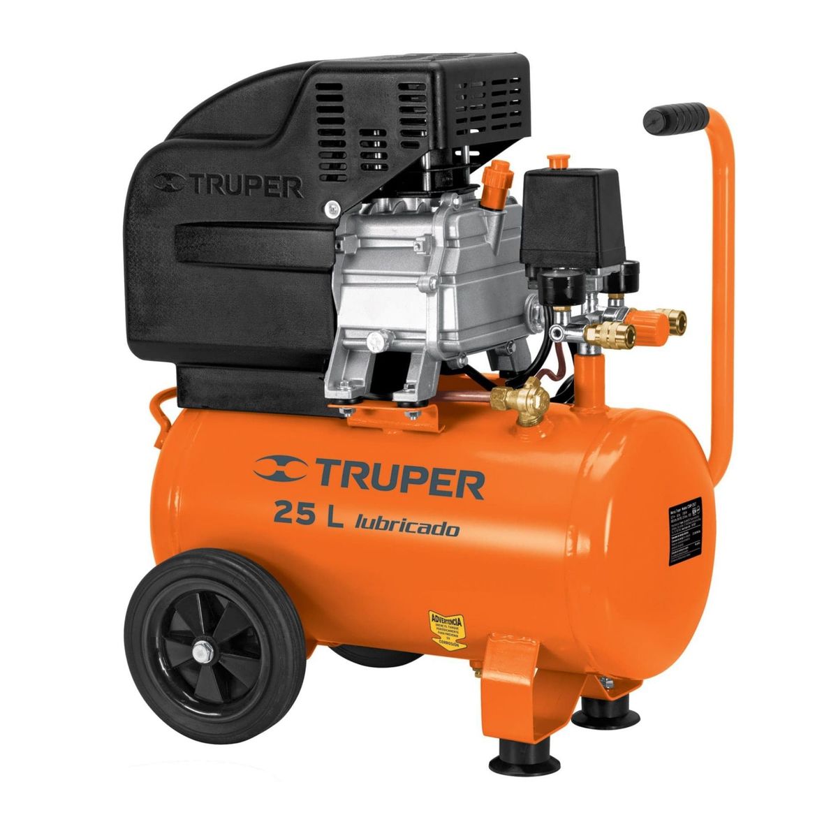 TRUPER - Compresora de Aire 3 Hp  25L  Arranque automático, truper