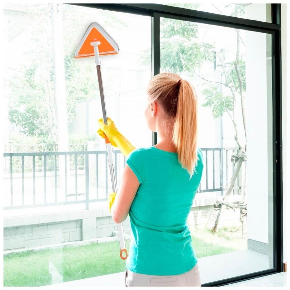 MINARI - Trapeador Triangular Expandible Absorbente Naranja 39LT