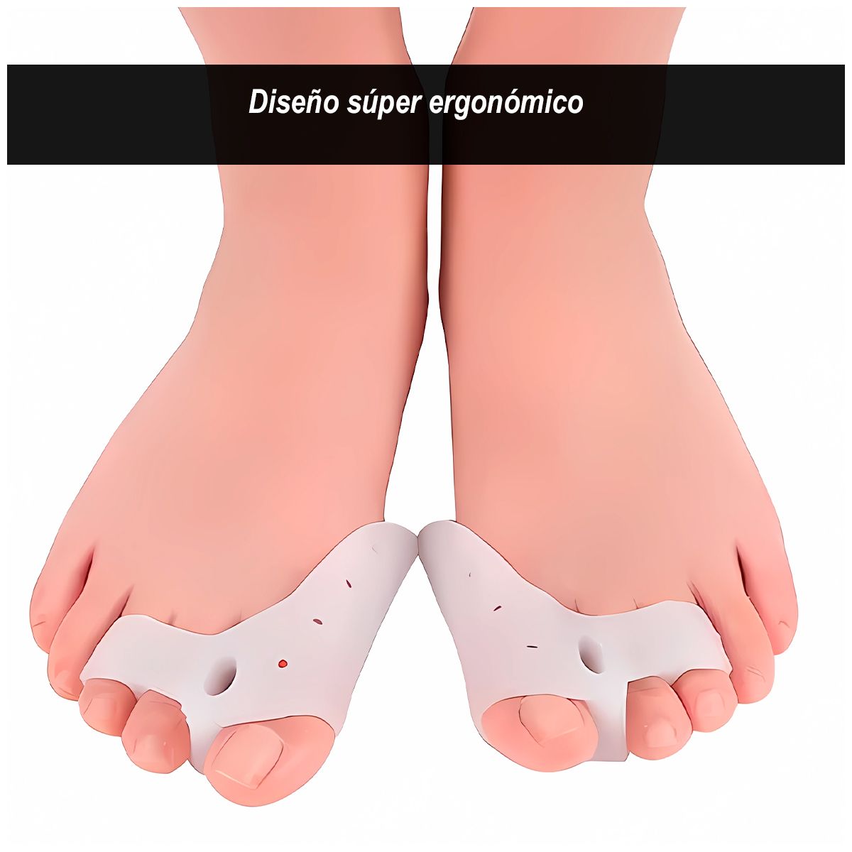 GENERICO - Separador y Corrector de Silicona para Dedos del pie