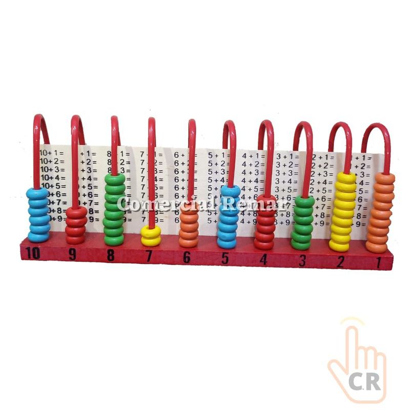 GENERICO - Abaco Vertical Didáctico Matemático 10 columnas