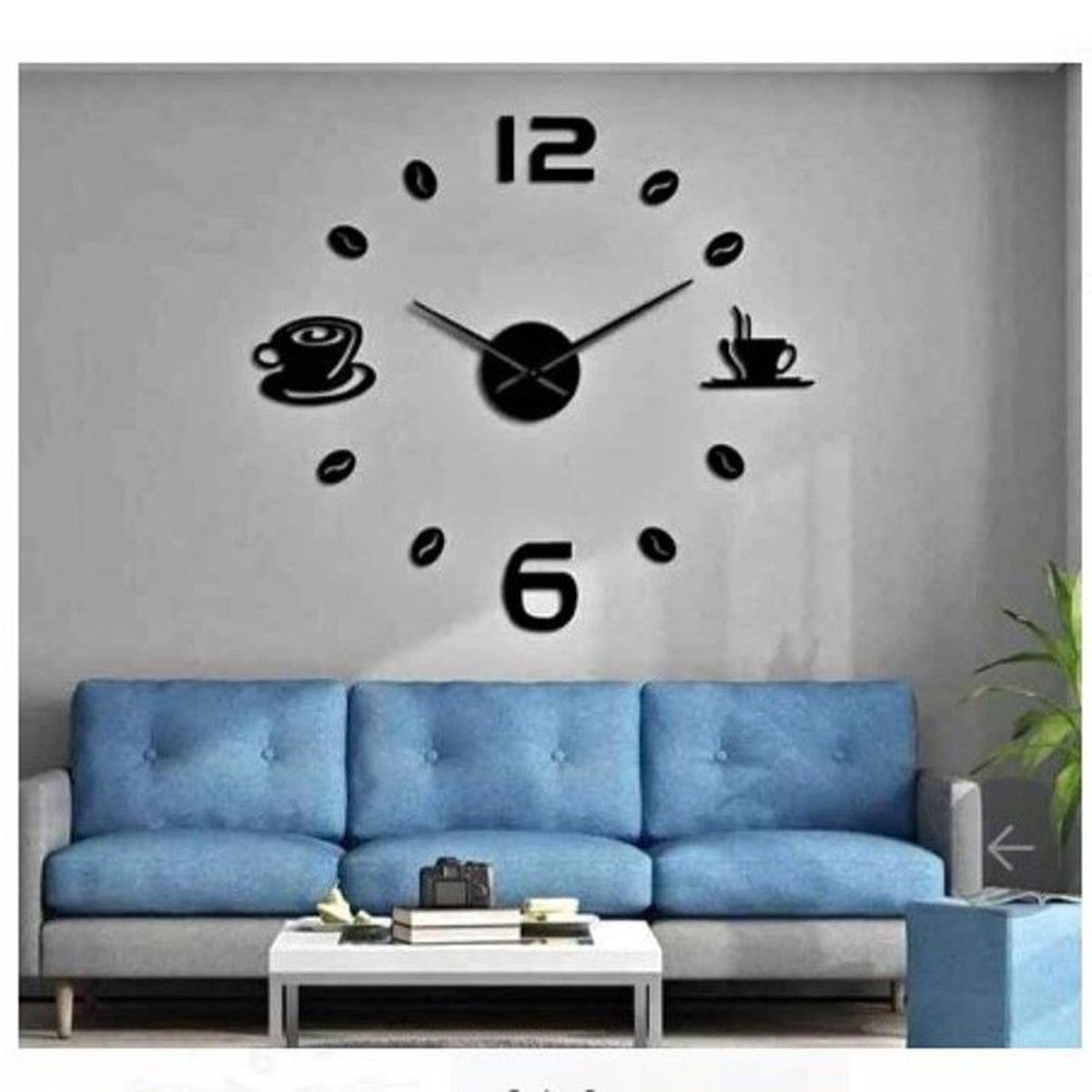 GENERICO - Reloj de pared 3d decorativo modelo europeo GRANDE de CALIDAD