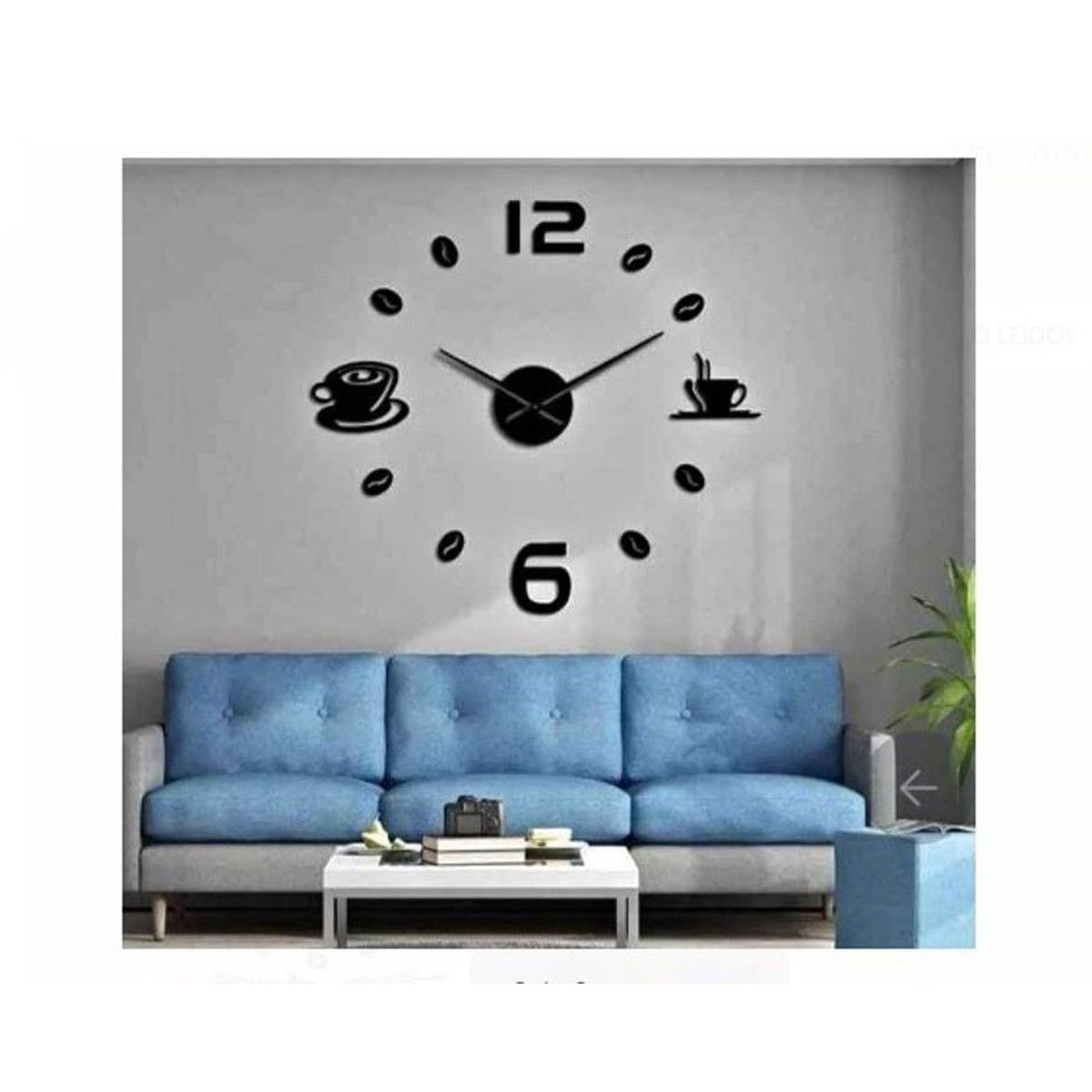 GENERICO - Reloj de pared 3d decorativo modelo europeo GRANDE de CALIDAD
