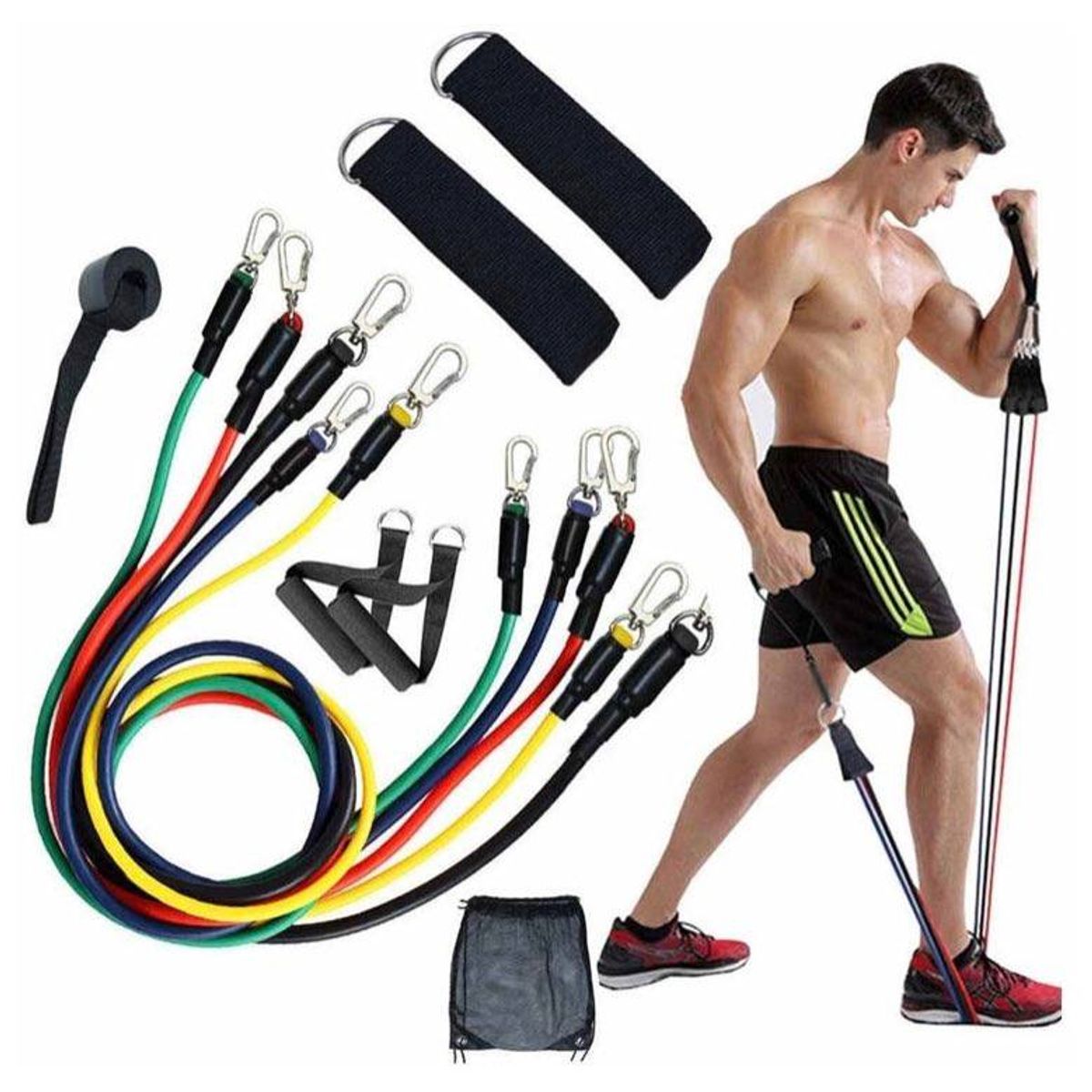 ANKAFA IMPORTACI?N - Pack 5 Ligas De Resistencia - Bandas elasticas resistencia