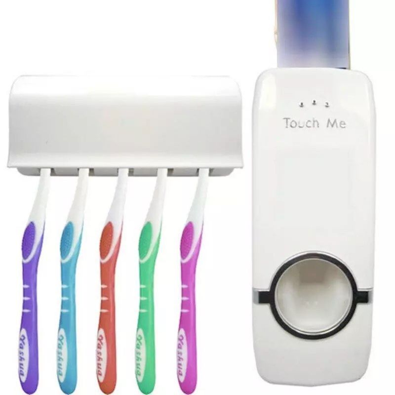 ANKAFA IMPORTACI?N - Dispensador Automatico De Pasta Dental Porta Cepillos