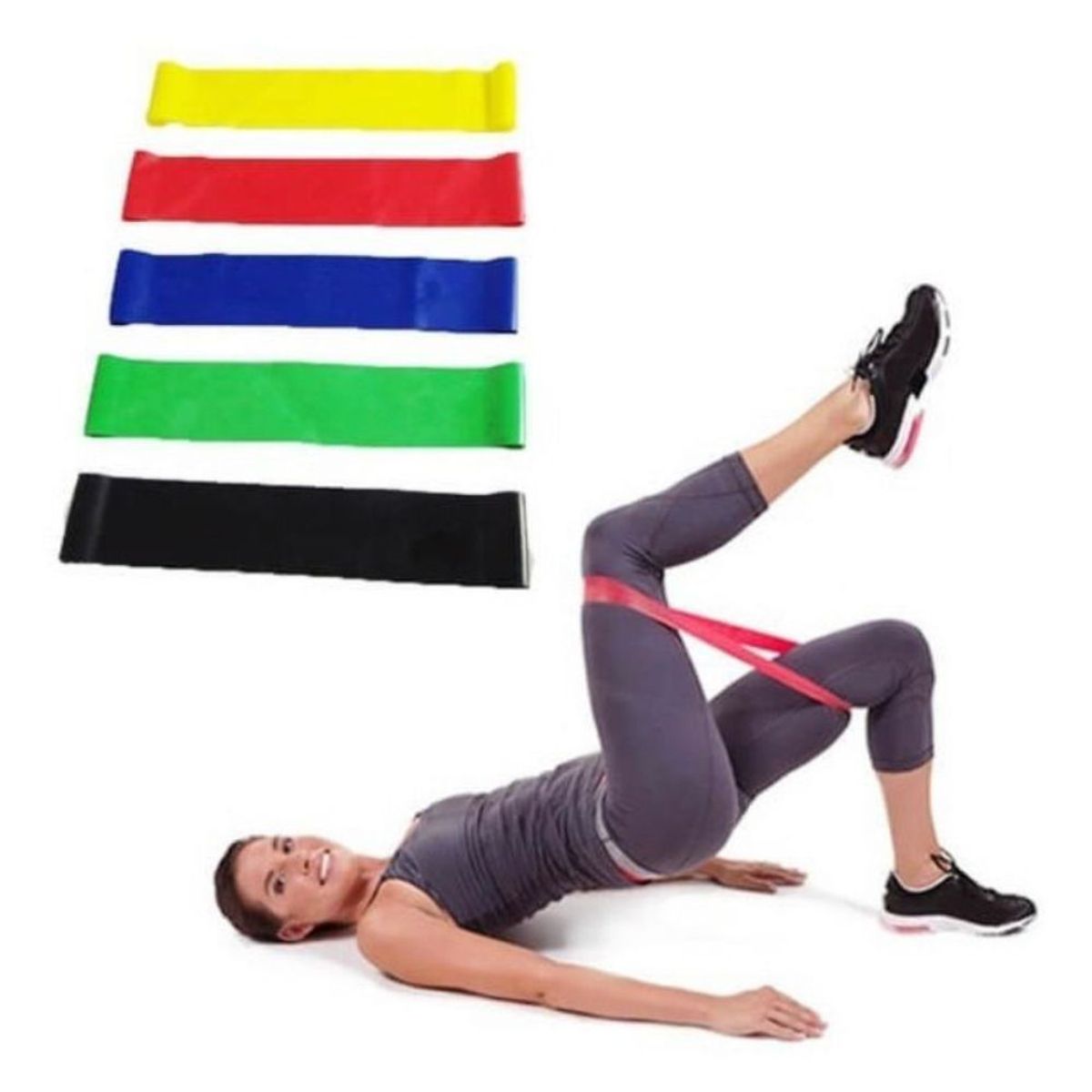 ANKAFA IMPORTACI?N - Set 5 Bandas Cerradas de Resistencia Elasticas