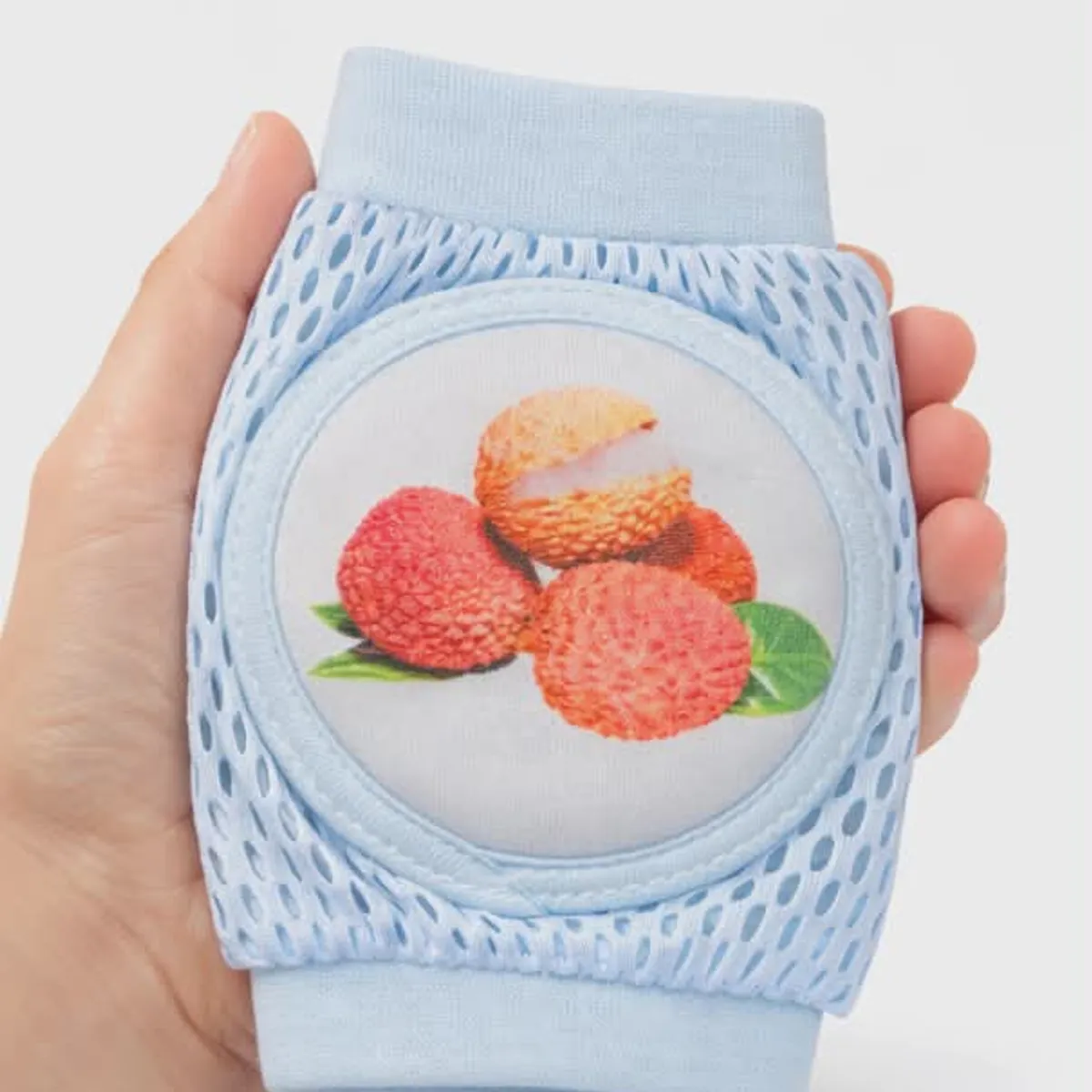 GENERICO - Rodilleras Acolchadas Para Bebé Color Celeste Cómodas Y Transpirables