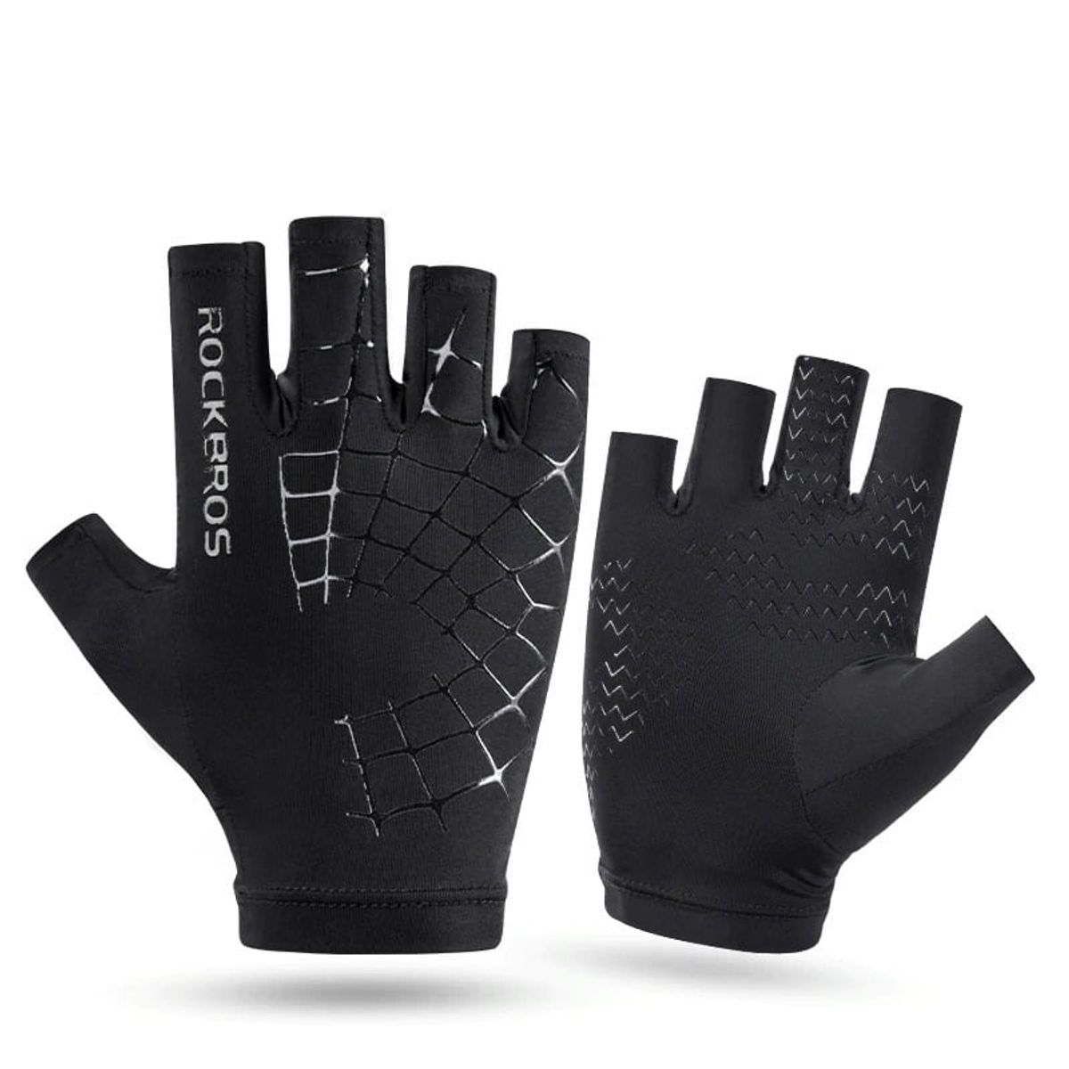 ROCKBROS - Guantes ROCKBROS S202 Negro Ciclismo Moto Antideslizante