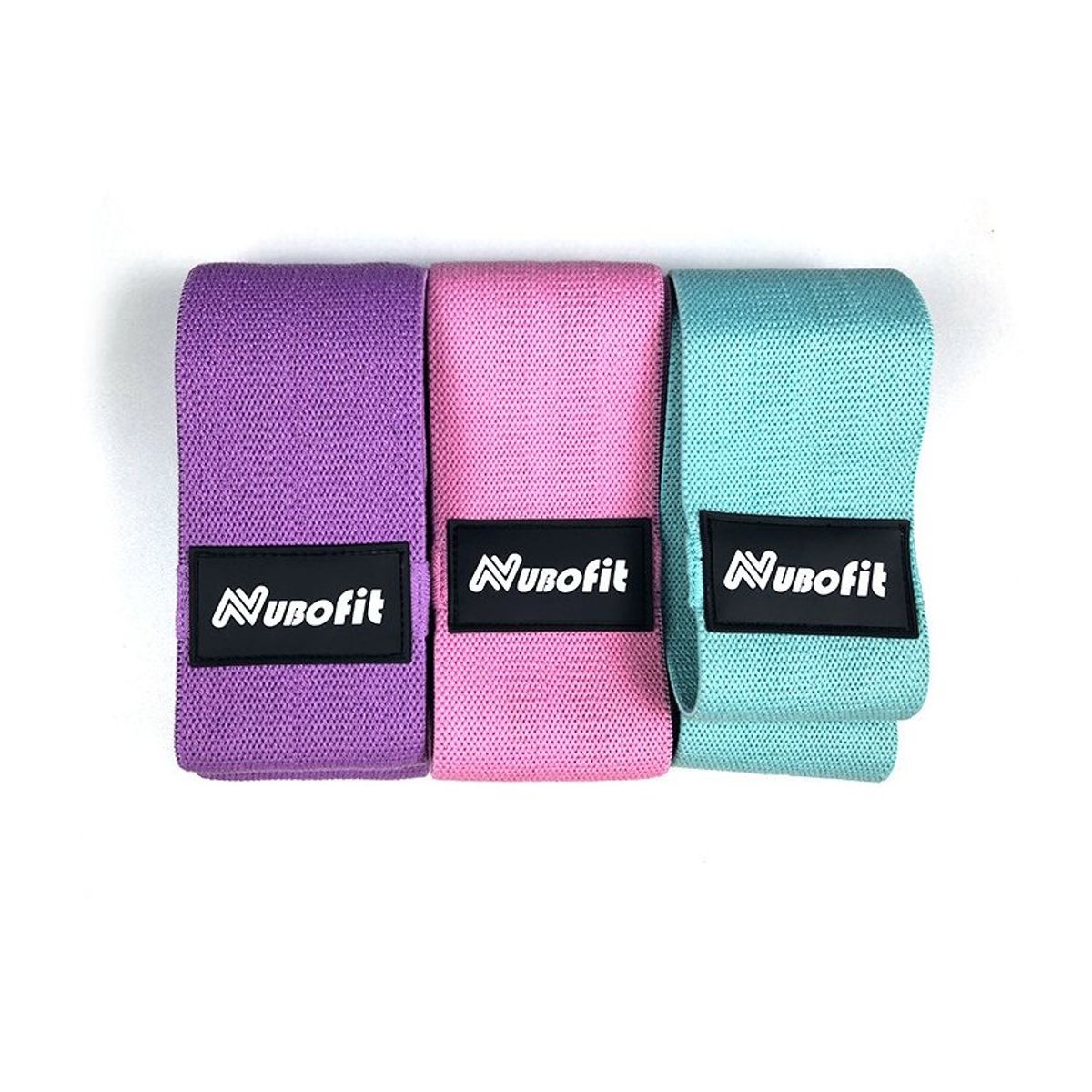 OEM - Set 3 Bandas Resistencia Entrenamiento Poliester Fitness Gym