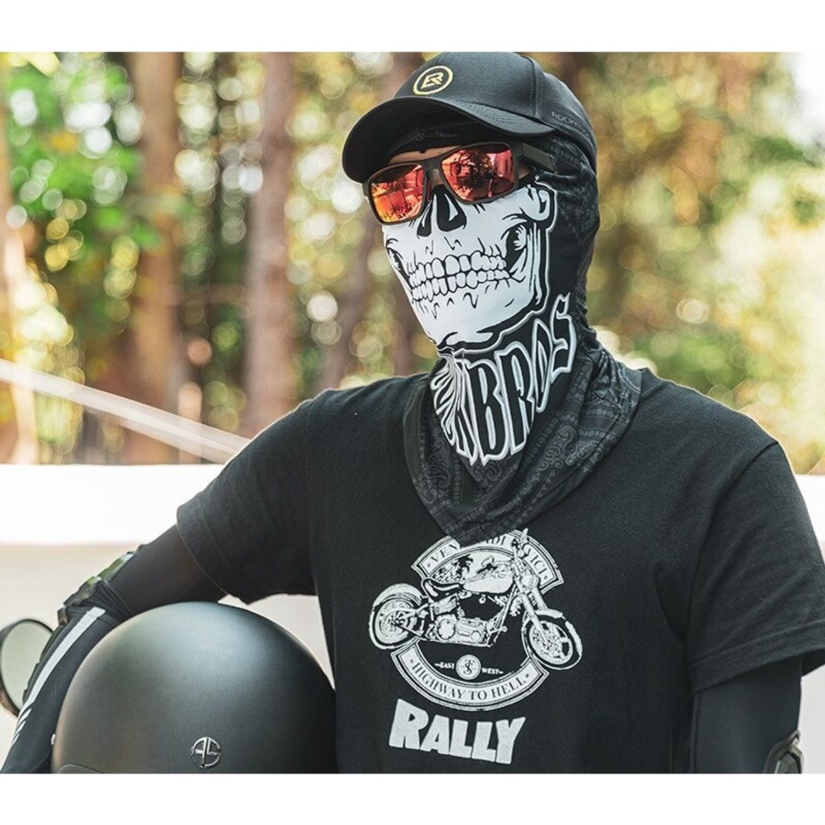 ROCKBROS - Pasamontaña Ciclismo ROCKBROS 13220009001 Cortaviento