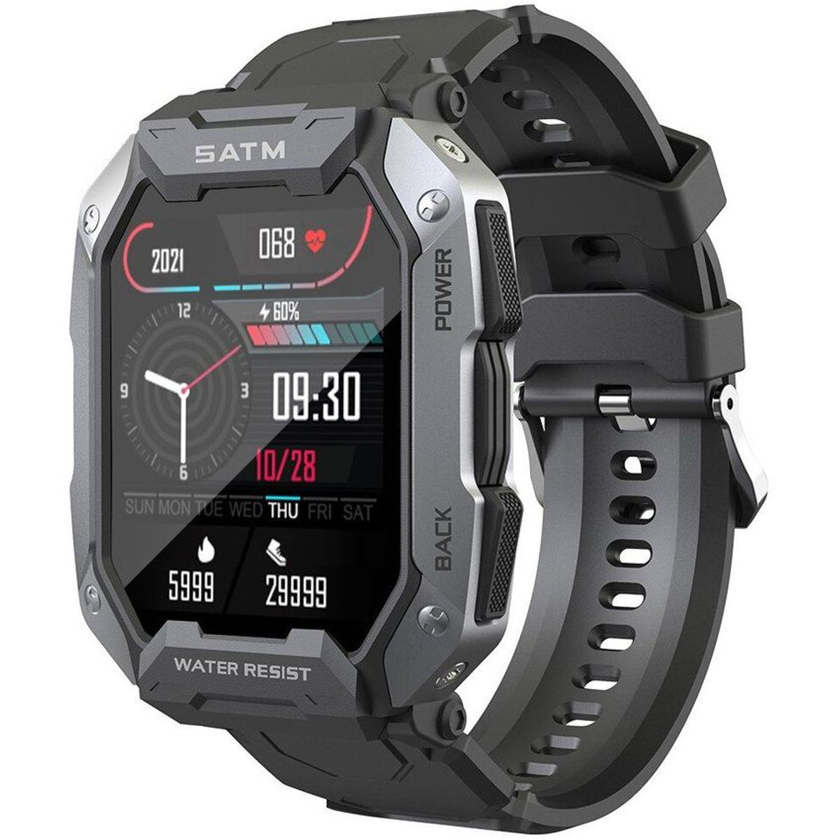 OEM - Smartwatch SPOVAN C20 Monitor Salud Modo Multisport