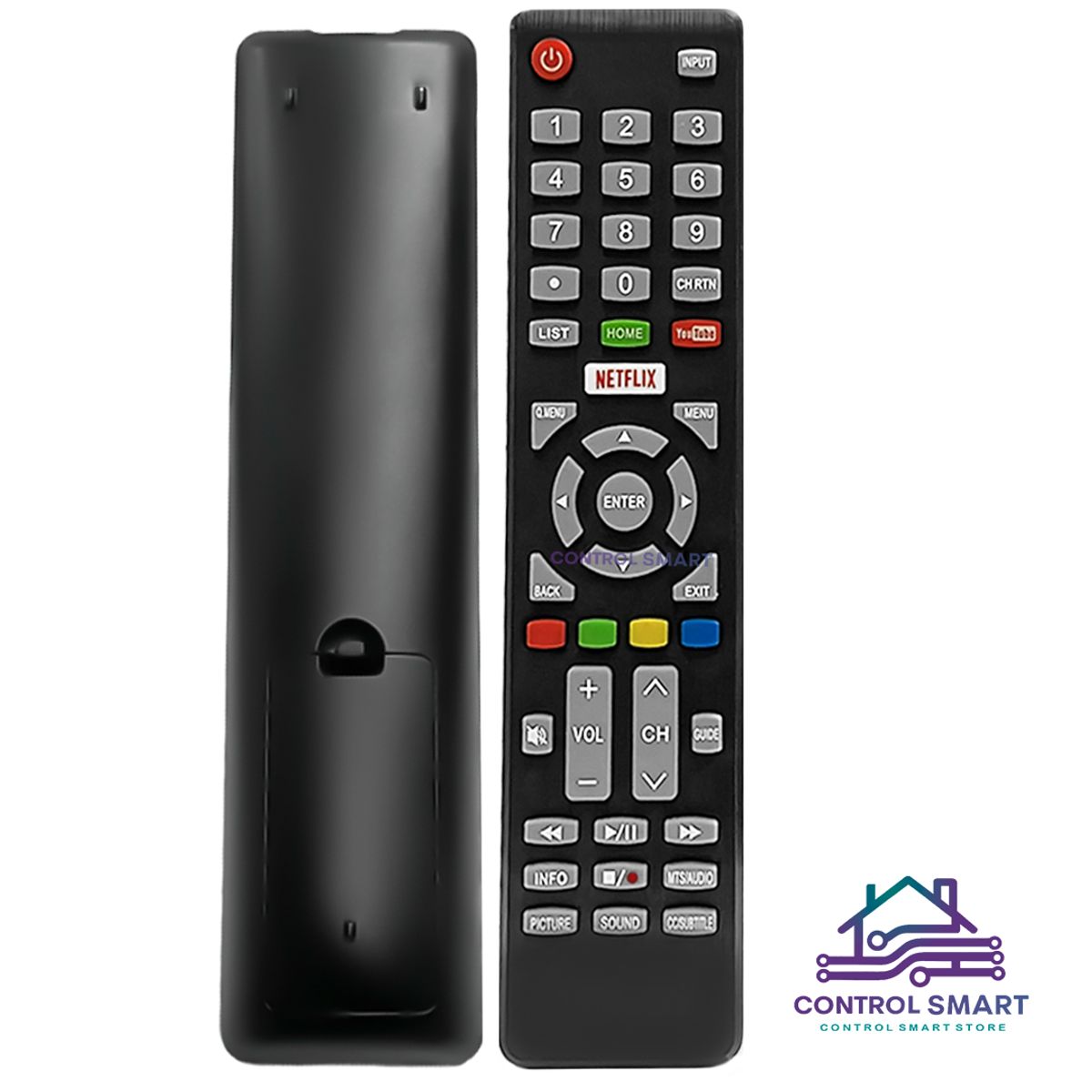 GENERICO - Control Remoto Compatible  Para Smart Tv BGH