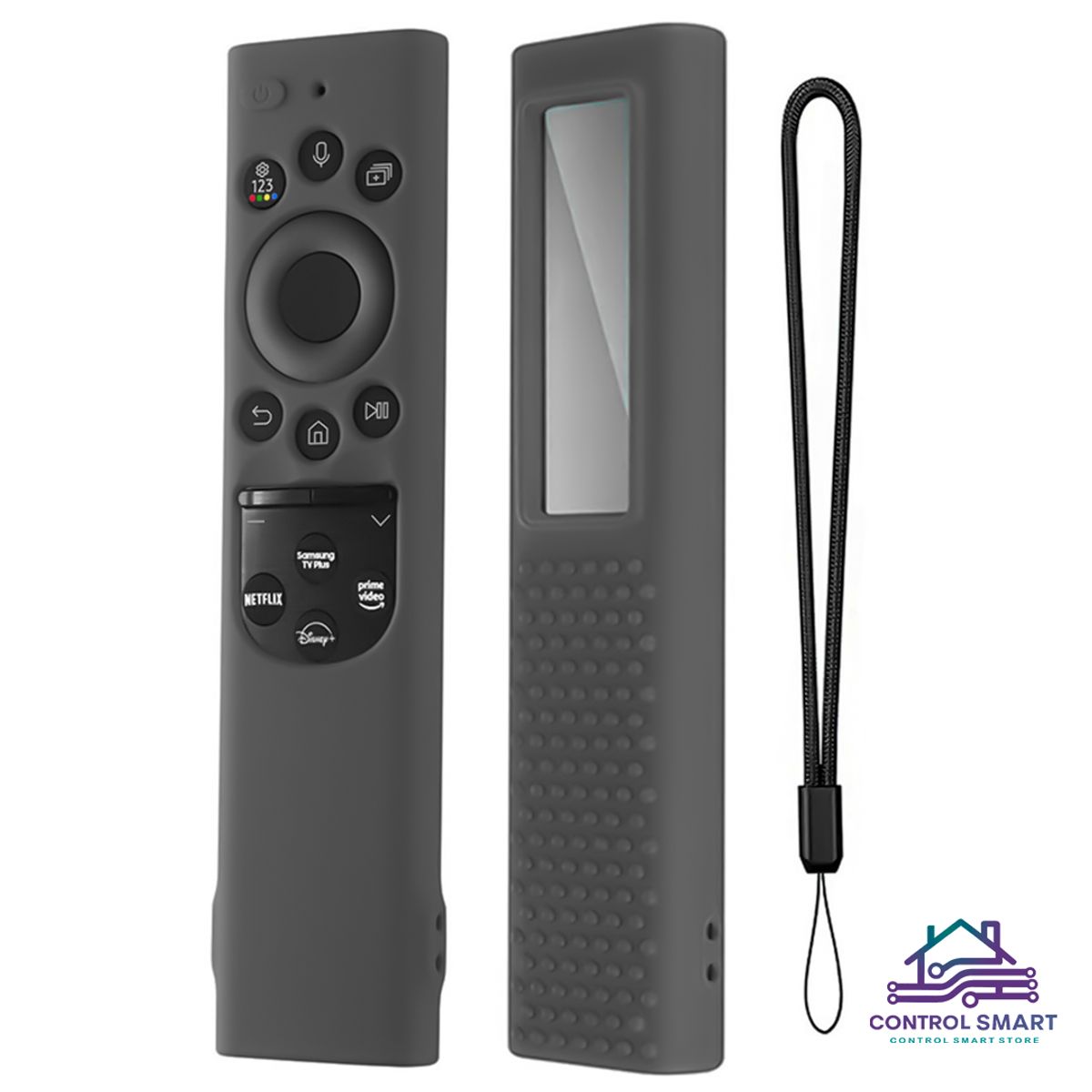CASE - Funda Para Control Samsung Qled Solar 2021- 2022 – Plomo Oscuro