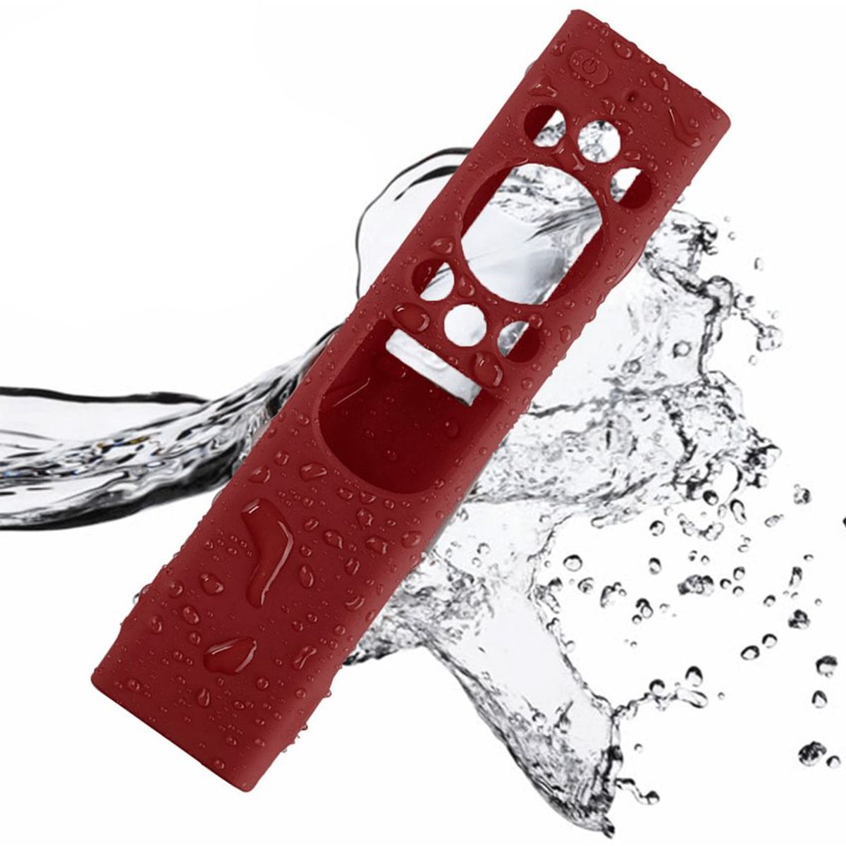 CASE - Funda Protector De Control Samsung Qled Solar 2021- 2022 – Vinotinto