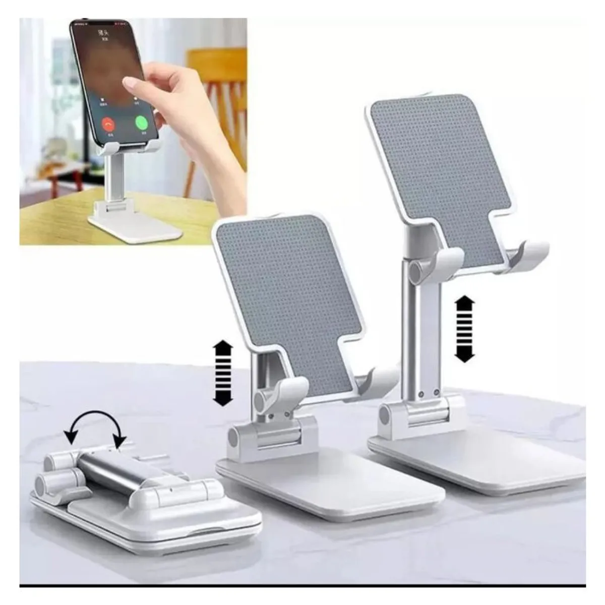 GENERICO - Soporte de Celular Ajustable Plegable Escritorio