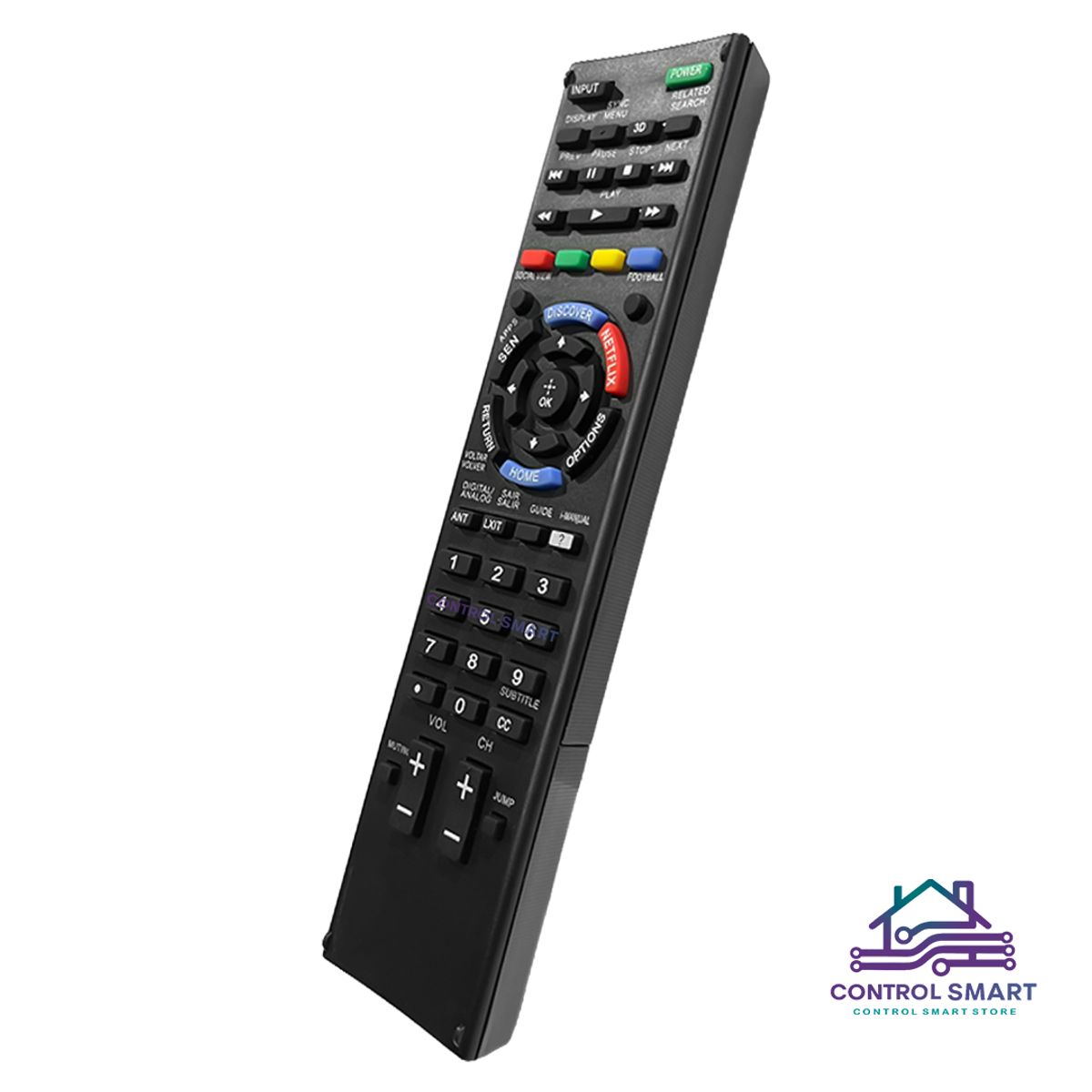 GENERICO - Control Remoto Compatible Para TV Sony Bravia Smart LCD LED Plasma