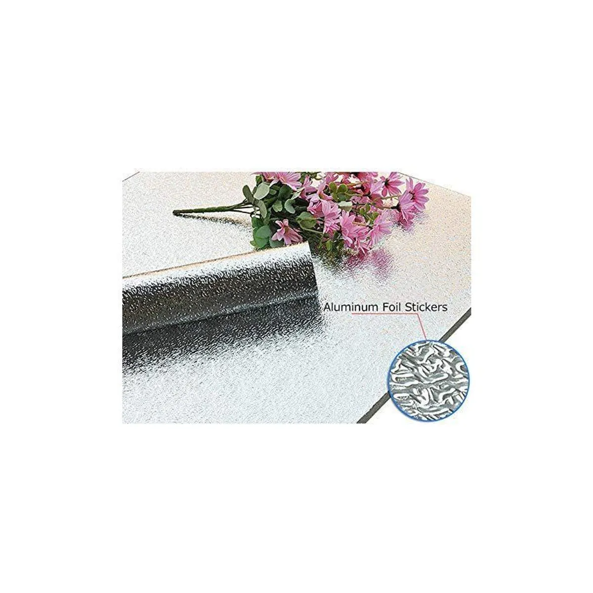 GENERICO - Papel de aluminio cocina pegatina autoadhesiva  x 6 UNI.