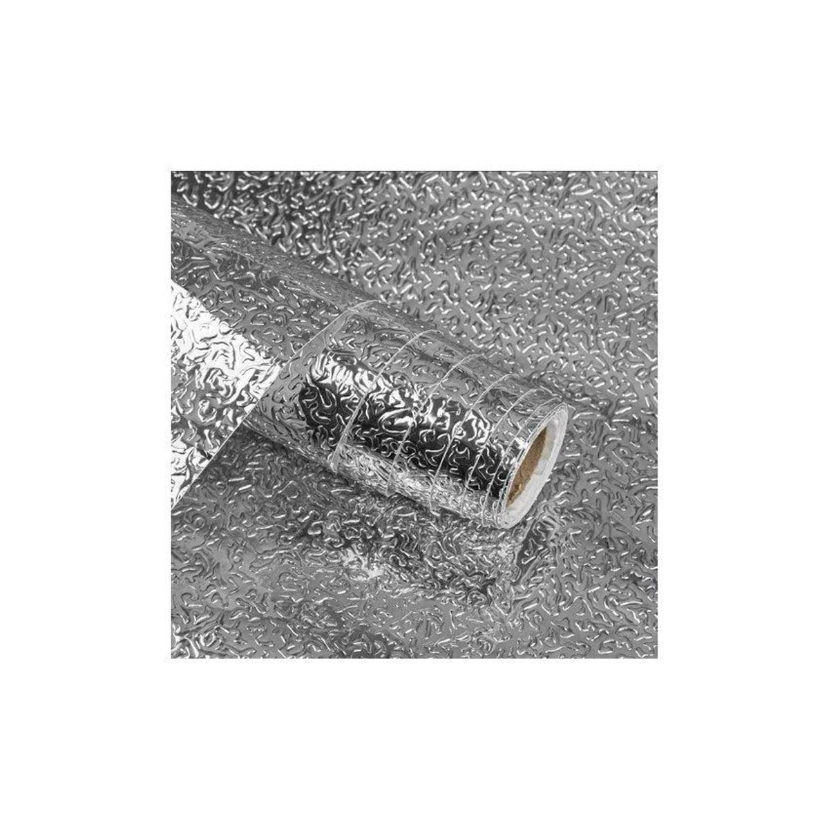 GENERICO - Papel de Aluminio Cocina Pegatina Autoadhesiva Impermeable