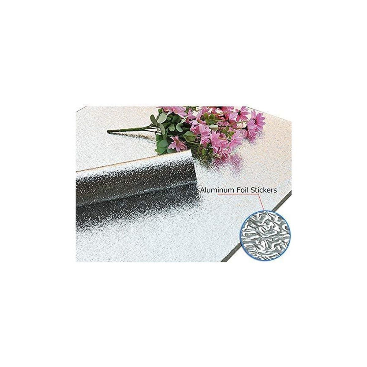 GENERICO - Papel de aluminio cocina pegatina autoadhesiva x 3 UNI.