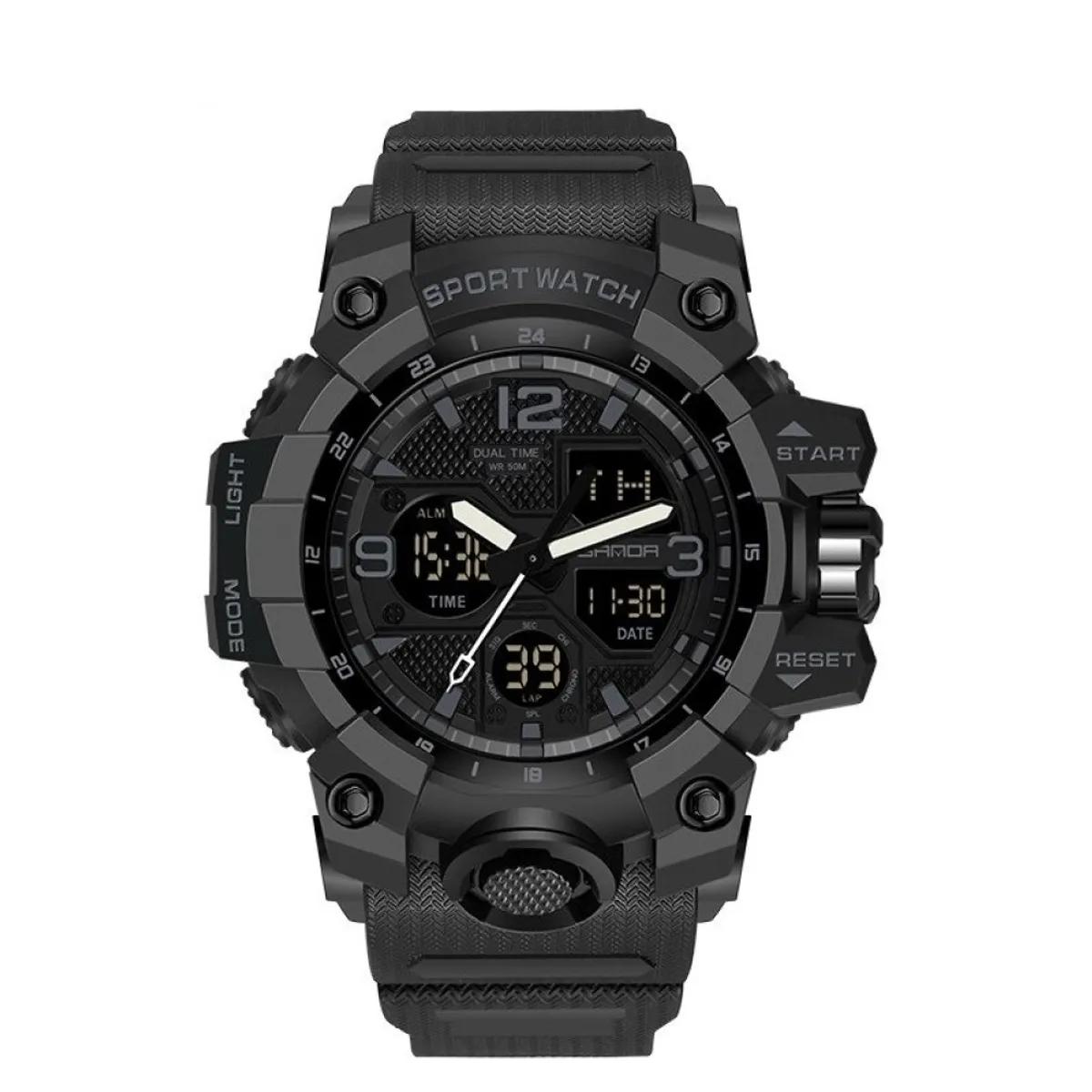 SANDA - Reloj Hombre Deportivo SANDA 6030 Digital-Análogo