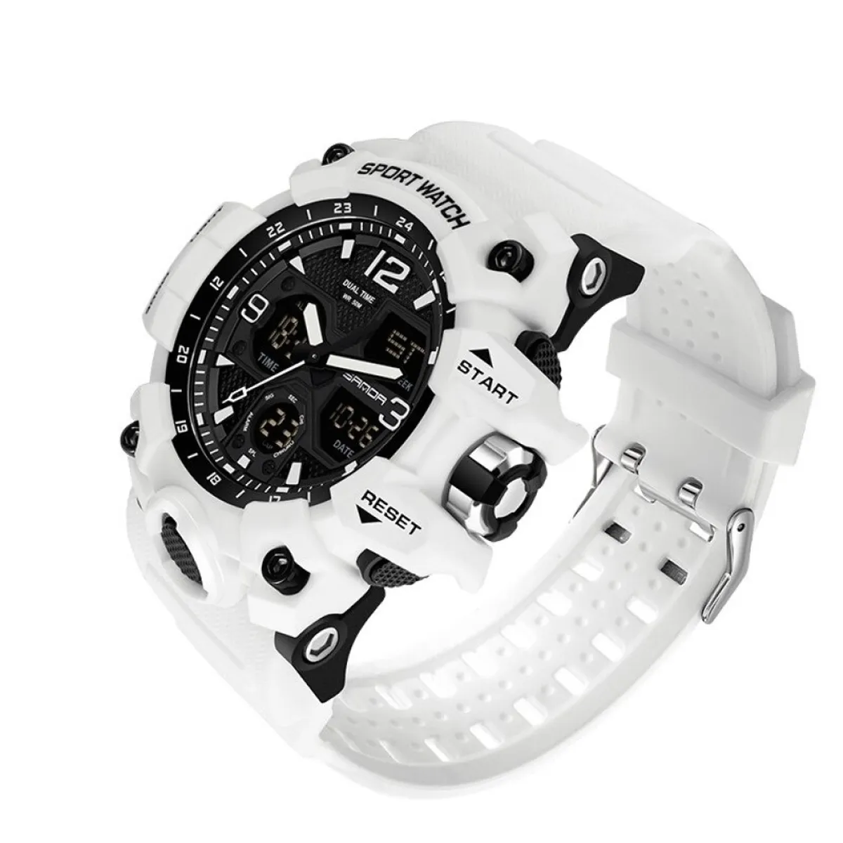 SANDA - Reloj Hombre Deportivo SANDA 6030 Digital-Análogo