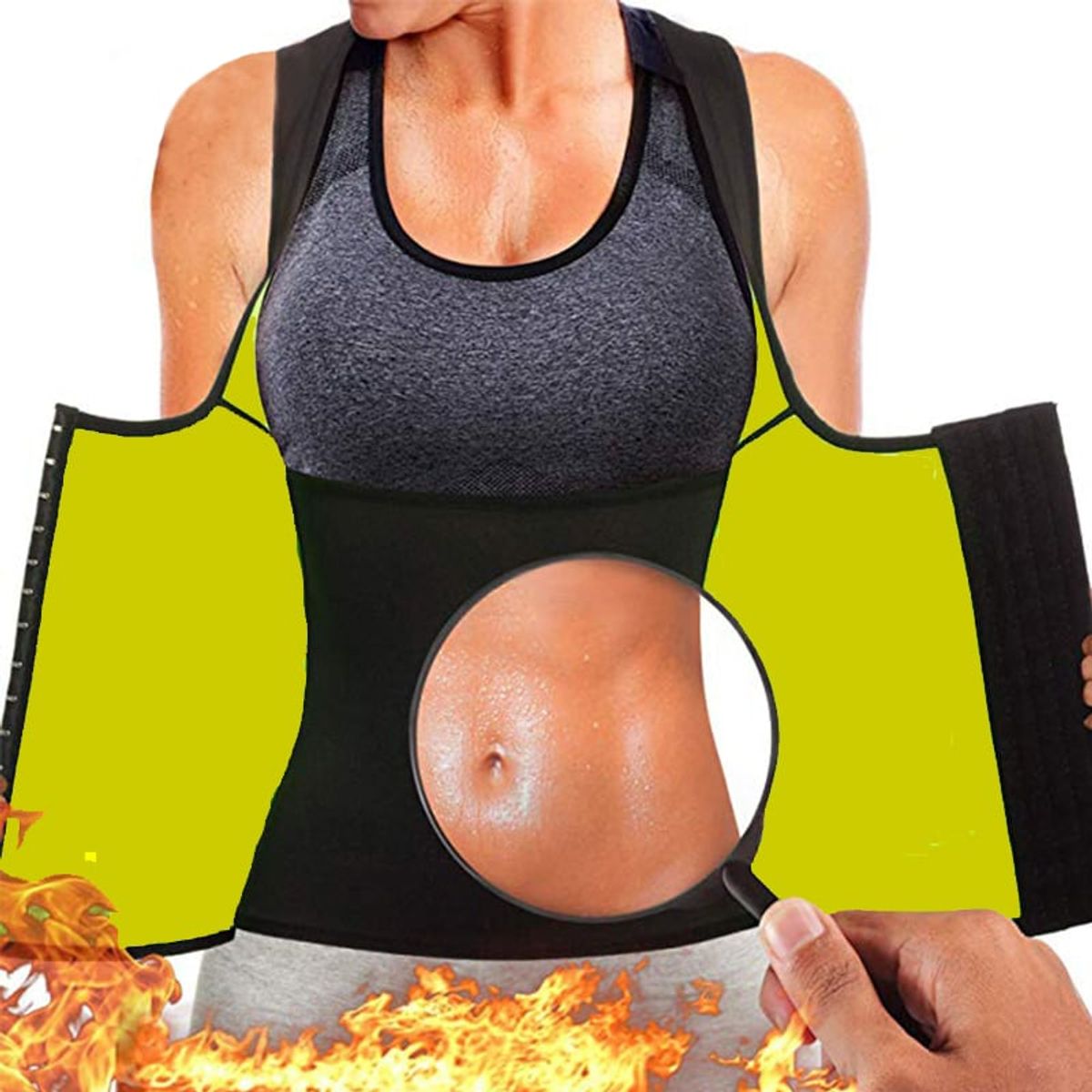 OEM - Chaleco Termico Shaper 3 Niveles Bajar Peso Adelgazar