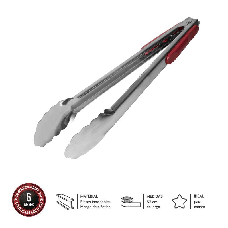 GRILLCORP - Pinza Básica Parrillera
