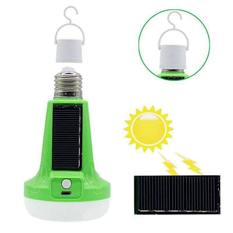 ITELSISTEM - Foco Led Solar Emergencia Linterna verde Recargable Itelsistem