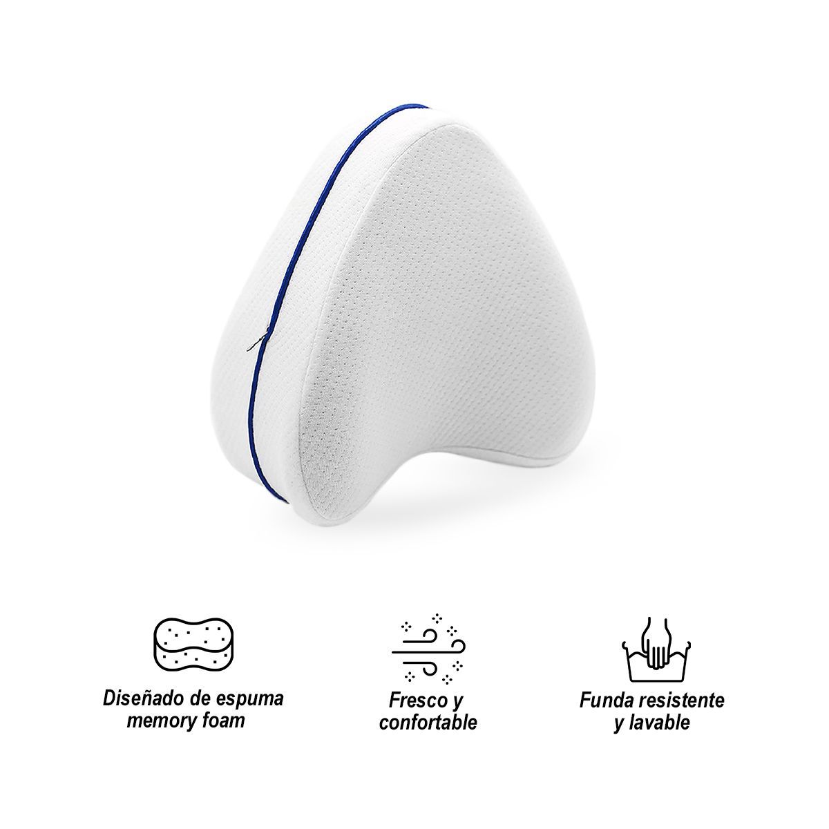 GENERICO - Almohada Cojín Ortopédica para Piernas y Rodillas